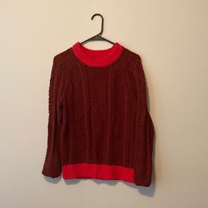 L.L. Bean signature fisherman sweater